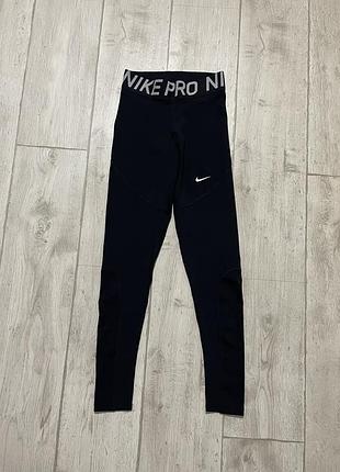 Лосіни жіночі nike pro чорні