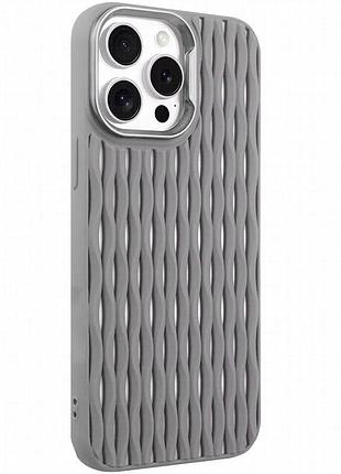 Чехол tpu ribbio для apple iphone 14 pro (6.1") gray