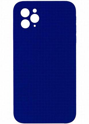 Чехол silk square full camera protective (aa) no logo для apple iphone 11 pro max (6.5") синий / deep navy