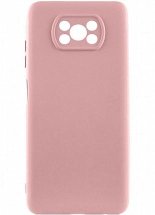 Чехол silicone cover ummi lakshmi full camera (aa) для xiaomi poco x3 nfc / poco x3 pro розовый / pink sand