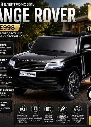 Электромобиль детский range rover kdre998, 2 мотора 35w, аккумулятор 12v 10ah, eva колеса, bluetooth, пульт 2.4g