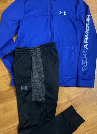 Оригінальний спортивний костюм under armour (/кофта + штани), розмір ylg (147-158 см