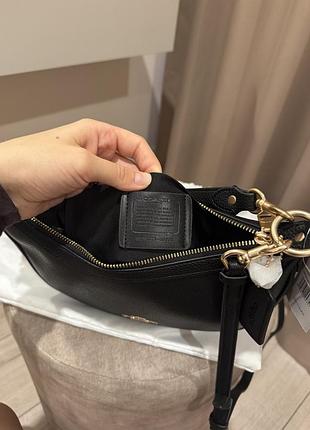 Сумка жіноча coach aria чорна 5