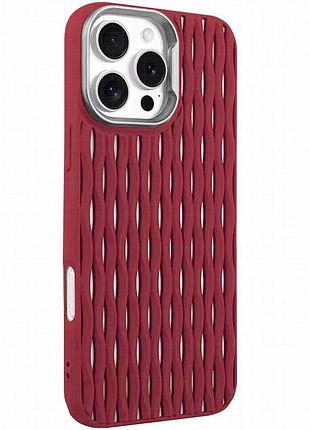 Чехол tpu ribbio для apple iphone 16 pro max (6.9") red