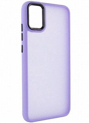 Чехол tpu+pc lyon frosted для samsung galaxy a51 purple