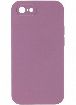 Чехол silk square full camera protective (aa) no logo для apple iphone 6/6s (4.7") лиловый / lilac pride