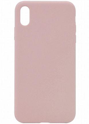 Чехол silk full protective (aa) no logo для apple iphone xr (6.1") розовый / pink sand
