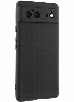 Чехол tpu epik black full camera для google pixel 6 черный