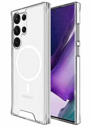 Чехол tpu space case with magnetic fit для samsung galaxy s26 ultra прозрачный