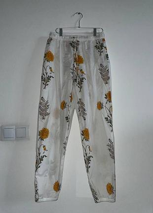 Хлопковые брюки oysho 5
