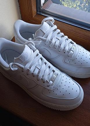Кеды nike air force 1 '07 low white cw2288-111 оригинал белые р.39 натуральная кожа