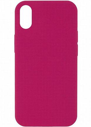 Чехол silk full protective (aa) no logo для apple iphone x / xs (5.8") малиновый / dragon fruit