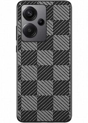 Чехол tpu+pc grid для xiaomi redmi note 13 pro+ cube