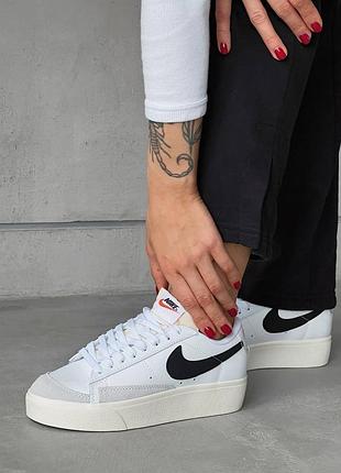 Кроссовки nike blazer low platform 2