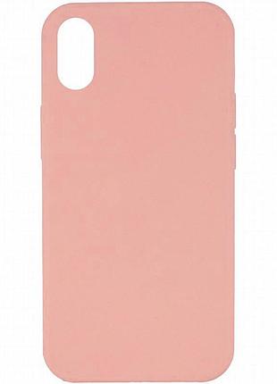 Чехол silk full protective (aa) no logo для apple iphone xs max (6.5") розовый / pink