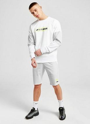 Чоловічий світшот nike bluza max pk crew білого кольору, розмір m