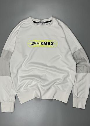 Чоловічий світшот nike bluza max pk crew білого кольору, розмір m