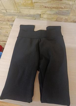 Лосини жіночі чорні з начосом s/m