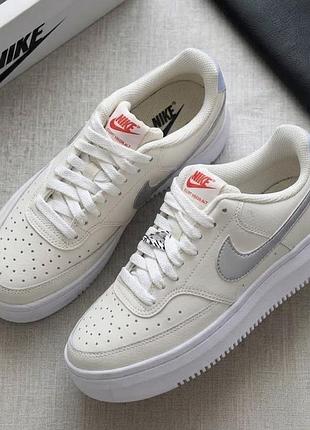 Шкіряні кросівки nike court vision alta