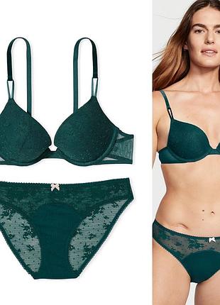 Комплект victorias secret оригінал 75б 34б трусики s