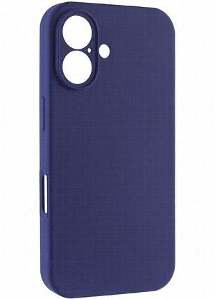 Чехол silk full camera protective (aa) no logo для apple iphone 16 (6.1") синий / deep navy