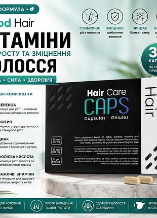 Вітамінний комплекс good hair hair care caps 30 капсул для зміцнення волосся та профілактики випадіння