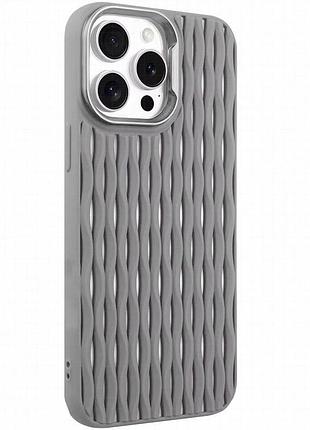 Чехол tpu ribbio для apple iphone 14 pro max (6.7") gray