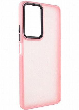 Чехол tpu+pc lyon frosted для xiaomi redmi 15 4g (global) / 5g pink