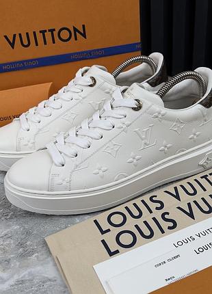 Louis vuitton time out monogram sneakers жіночі кросівки шкіра оригінал 39 eur