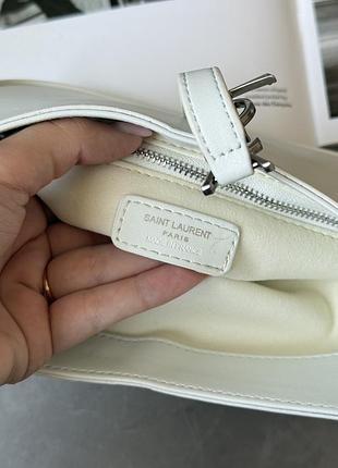 Сумка hobo le 5 a 7 bag in white/silver 10