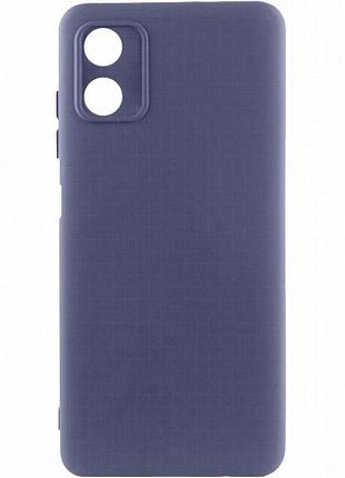 Чехол tpu getman liquid silk full camera для motorola moto g04 / e14 синий / midnight blue