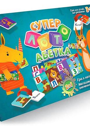 Настольная игра "суперлото" азбука укр