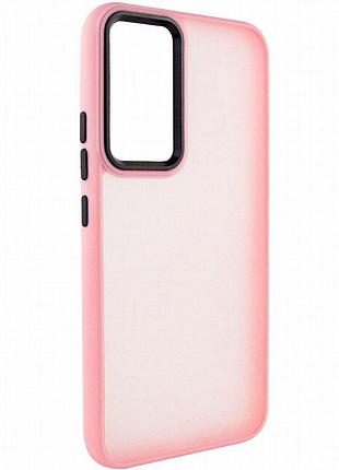 Чехол tpu+pc lyon frosted для xiaomi redmi note 12 pro 5g pink