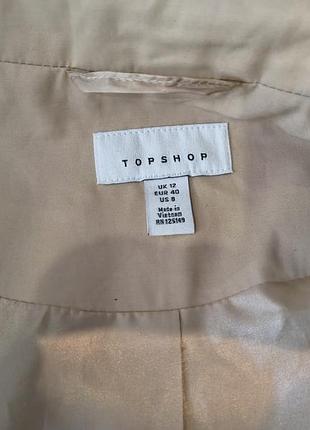 Тренч плащ topshop. размер м 3