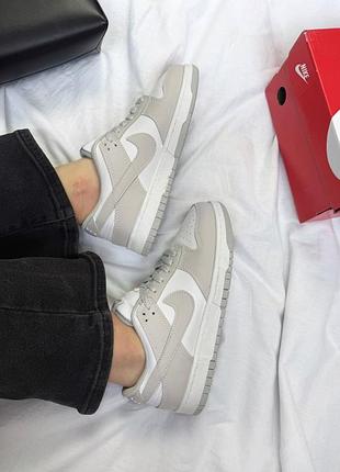 Кросівки жіночі nike sb dunk low сірі 4