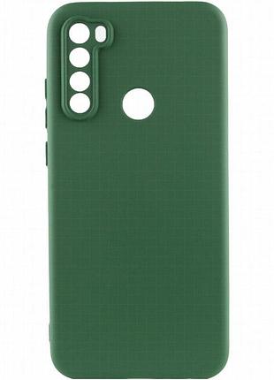 Чехол tpu getman liquid silk full camera для xiaomi redmi note 8t зеленый / dark green