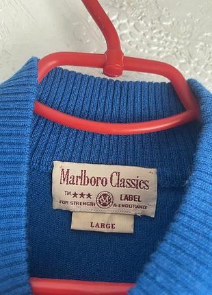 Свитер синий , шерсть .. marlboro cllassies 3
