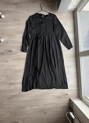 Довга сукня жіноча zara чорна