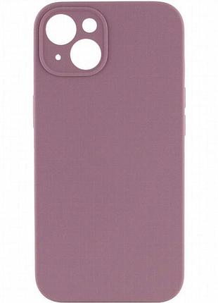 Чехол silk full camera protective (aa) no logo для apple iphone 15 (6.1") лиловый / lilac pride