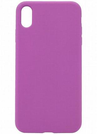 Чехол silk full protective (aa) no logo для apple iphone xs max (6.5") фиолетовый / grape
