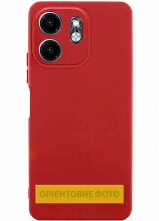 Чехол tpu getman liquid silk full camera для motorola moto g55 5g красный / dark red