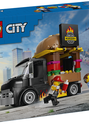 Конструктор lego грузовик с гамбургерами