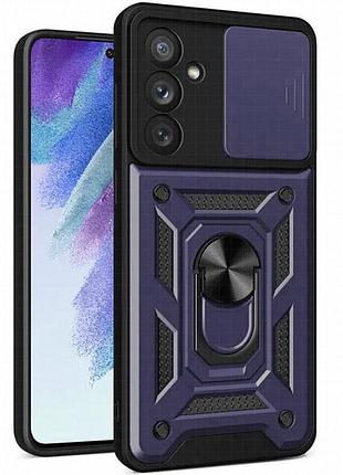 Чехол ummi camshield serge ring для samsung galaxy s25 fe синий / navy