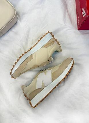 Кросівки жіночі new balance 327 бежеві
