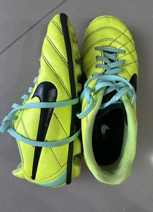 Бутси дитячі nike салатові 34 розмір