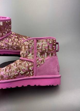 Чобітки ugg classic short sequin 5