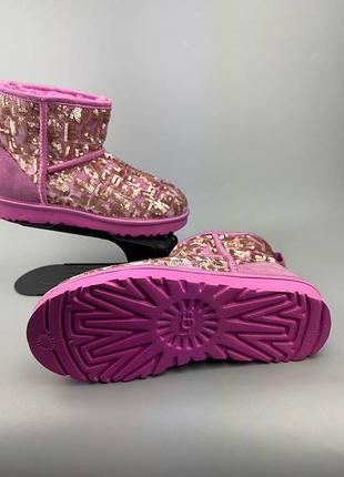 Чобітки ugg classic short sequin 4