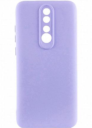 Чехол tpu getman liquid silk full camera для xiaomi redmi 8 сиреневый / light purple