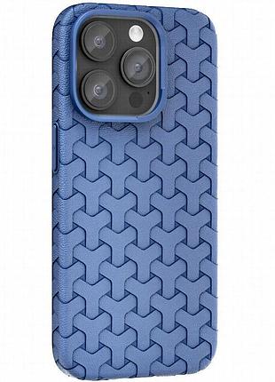 Чехол tpu weaving для apple iphone 13 pro max (6.7") blue