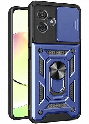 Чехол ummi camshield serge ring для motorola moto g55 5g синий / navy